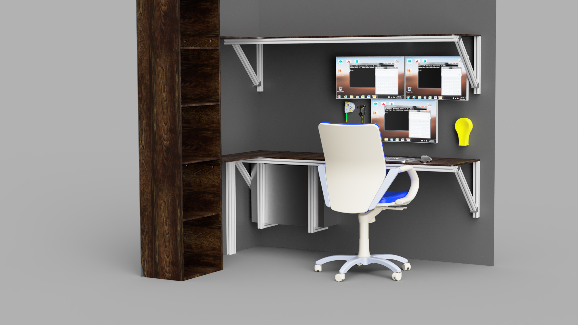 转角工作站办公桌